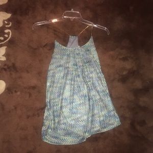 Rachel Roy multi-colored Flowy Tank